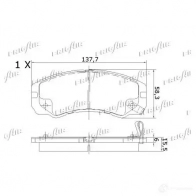 Тормозные колодки дисковые, комплект FRIGAIR 2478032 2SNBL EE PD20.501 4058903099627 - Изображение 3