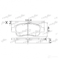 Тормозные колодки дисковые, комплект FRIGAIR PD15.519 2477987 G 489C 4058903099177 - Изображение 4