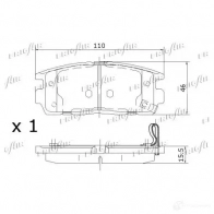 Тормозные колодки дисковые, комплект FRIGAIR 4058903098859 PD07.511 2477943 KW IDO - Изображение 2