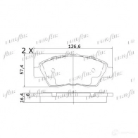Тормозные колодки дисковые, комплект FRIGAIR D6FW CM 4058903099580 PD19.511 2478028 - Изображение 4