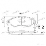 Тормозные колодки дисковые, комплект FRIGAIR 691QJ W 2477937 PD07.504 4058903098781 - Изображение 4