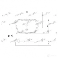 Тормозные колодки дисковые, комплект FRIGAIR 4058903098507 PD04.511 HD TOCK 2477900 - Изображение 2