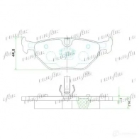 Тормозные колодки дисковые, комплект FRIGAIR 1224723522 PD02.511 4058903110865 AFBIL F1 - Изображение 2