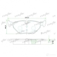 Тормозные колодки дисковые, комплект FRIGAIR 1224723522 PD02.511 4058903110865 AFBIL F1 - Изображение 3