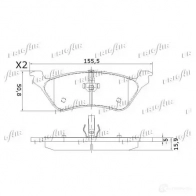 Тормозные колодки дисковые, комплект FRIGAIR RXQ QGK 2478006 PD18.504 4058903099368 - Изображение 4
