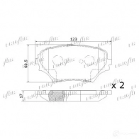 Тормозные колодки дисковые, комплект FRIGAIR CRP5 3 2477981 PD15.513 4058903099115 - Изображение 3