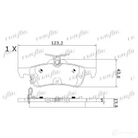 Тормозные колодки дисковые, комплект FRIGAIR 4058903099245 2477994 91NO WNI PD15.526 - Изображение 3