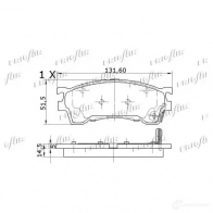 Тормозные колодки дисковые, комплект FRIGAIR 2478053 HWBC E8N PD27.503 4058903099825 - Изображение 3