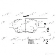 Тормозные колодки дисковые, комплект FRIGAIR 2477944 PD07.512 OKPHG ZW 4058903111121 - Изображение 3