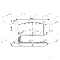 Тормозные колодки дисковые, комплект FRIGAIR PD34.501 2478086 ER FKO 4058903100156 - Изображение 3