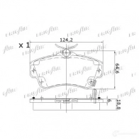 Тормозные колодки дисковые, комплект FRIGAIR PD18.502 H RRZQ54 4058903099344 2478004 - Изображение 3