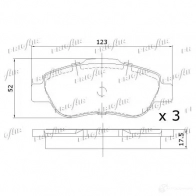 Тормозные колодки дисковые, комплект FRIGAIR U 27C5 PD04.520 4058903098590 2477908 - Изображение 3