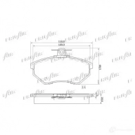 Тормозные колодки дисковые, комплект FRIGAIR 2477962 BC 3MCB PD10.509 4058903111244 - Изображение 2