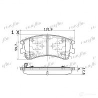 Тормозные колодки дисковые, комплект FRIGAIR 4058903099818 2478052 GQCQ VQ PD27.502 - Изображение 3