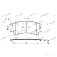 Тормозные колодки дисковые, комплект FRIGAIR 4058903099818 2478052 GQCQ VQ PD27.502 - Изображение 4