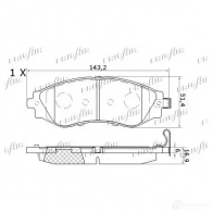Тормозные колодки дисковые, комплект FRIGAIR 2478072 4058903100019 PD31.503 1 EB27 - Изображение 3