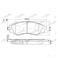 Тормозные колодки дисковые, комплект FRIGAIR 2478072 4058903100019 PD31.503 1 EB27 - Изображение 4