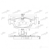 Тормозные колодки дисковые, комплект FRIGAIR PD02.503 4 2IJE 2477878 4058903110797 - Изображение 2