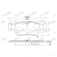 Тормозные колодки дисковые, комплект FRIGAIR PD02.503 4 2IJE 2477878 4058903110797 - Изображение 3