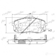 Тормозные колодки дисковые, комплект FRIGAIR PD33.501 4058903100071 Q QRK8 2478078 - Изображение 3