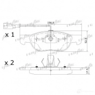 Тормозные колодки дисковые, комплект FRIGAIR 2477901 PD04.512 ZRU 6TC5 4058903098514 - Изображение 3