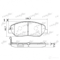 Тормозные колодки дисковые, комплект FRIGAIR QLHM ZNX PD28.512 4058903099948 2478065 - Изображение 4