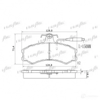 Тормозные колодки дисковые, комплект FRIGAIR 2477919 PD04.534 I BIY51 4058903110995 - Изображение 2