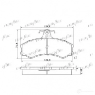 Тормозные колодки дисковые, комплект FRIGAIR 2477919 PD04.534 I BIY51 4058903110995 - Изображение 3