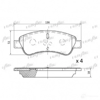 Тормозные колодки дисковые, комплект FRIGAIR VSG DN6M PD03.501 4058903098361 2477885 - Изображение 2
