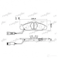 Тормозные колодки дисковые, комплект FRIGAIR 2478075 4058903100040 H GZ92K3 PD31.506 - Изображение 5