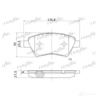 Тормозные колодки дисковые, комплект FRIGAIR 2477952 4058903111152 PD09.506 Q A001A - Изображение 2