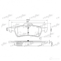 Тормозные колодки дисковые, комплект FRIGAIR 2477882 4058903110834 4 ZU8YE PD02.507 - Изображение 3