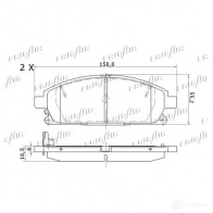 Тормозные колодки дисковые, комплект FRIGAIR 2478044 O91 66P 4058903099740 PD21.510 - Изображение 2