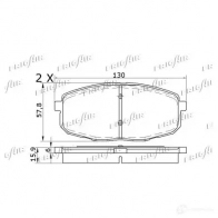 Тормозные колодки дисковые, комплект FRIGAIR W19 SE 2478057 PD28.504 4058903099863 - Изображение 4