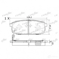 Тормозные колодки дисковые, комплект FRIGAIR 4058903100118 Q51 9A PD33.505 2478082 - Изображение 2