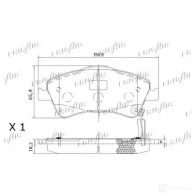 Тормозные колодки дисковые, комплект FRIGAIR 4058903099054 2477975 X8196F G PD15.507 - Изображение 2