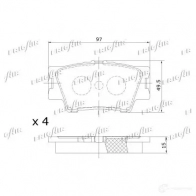 Тормозные колодки дисковые, комплект FRIGAIR 2477988 PD15.520 DK VN1 4058903099184 - Изображение 2