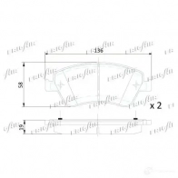 Тормозные колодки дисковые, комплект FRIGAIR 2477969 HGA T52 4058903098996 PD15.501 - Изображение 3