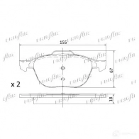 Тормозные колодки дисковые, комплект FRIGAIR T ZK63S 2477923 PD05.501 4058903098675 - Изображение 3