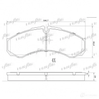 Тормозные колодки дисковые, комплект FRIGAIR 1224726412 E S4XOY PD21.515 4058903111374 - Изображение 2