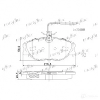 Тормозные колодки дисковые, комплект FRIGAIR 2477920 4058903111008 PD04.535 843U A8 - Изображение 2