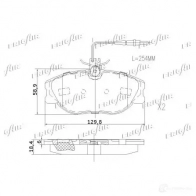 Тормозные колодки дисковые, комплект FRIGAIR 2477920 4058903111008 PD04.535 843U A8 - Изображение 3