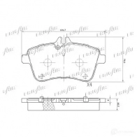 Тормозные колодки дисковые, комплект FRIGAIR 4058903111091 PD06.506 E GNH0B0 1224724364 - Изображение 2