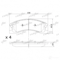 Тормозные колодки дисковые, комплект FRIGAIR 50 JH3K PD18.510 2478012 4058903099429 - Изображение 2