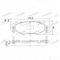 Тормозные колодки дисковые, комплект FRIGAIR PD15.518 4058903099160 2477986 OM0N SD - Изображение 2