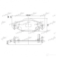 Тормозные колодки дисковые, комплект FRIGAIR PD15.518 4058903099160 2477986 OM0N SD - Изображение 3