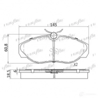 Тормозные колодки дисковые, комплект FRIGAIR 4058903110988 PD04.533 UW DJZ 2477918 - Изображение 3