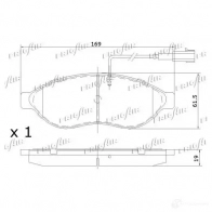 Тормозные колодки дисковые, комплект FRIGAIR 2477904 PD04.516 4058903098552 X4 XY8JP - Изображение 2