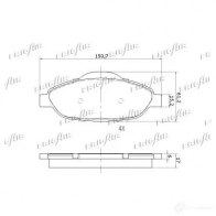 Тормозные колодки дисковые, комплект FRIGAIR PD09.507 2477953 L 6E69P 4058903111169 - Изображение 2