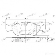 Тормозные колодки дисковые, комплект FRIGAIR 4058903100033 PD31.505 2478074 TL3 JQM - Изображение 2
